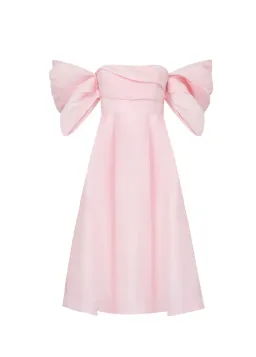 Talulah Dahlia Midi Dress Pink Size 10 for rent on The Volte - image 3