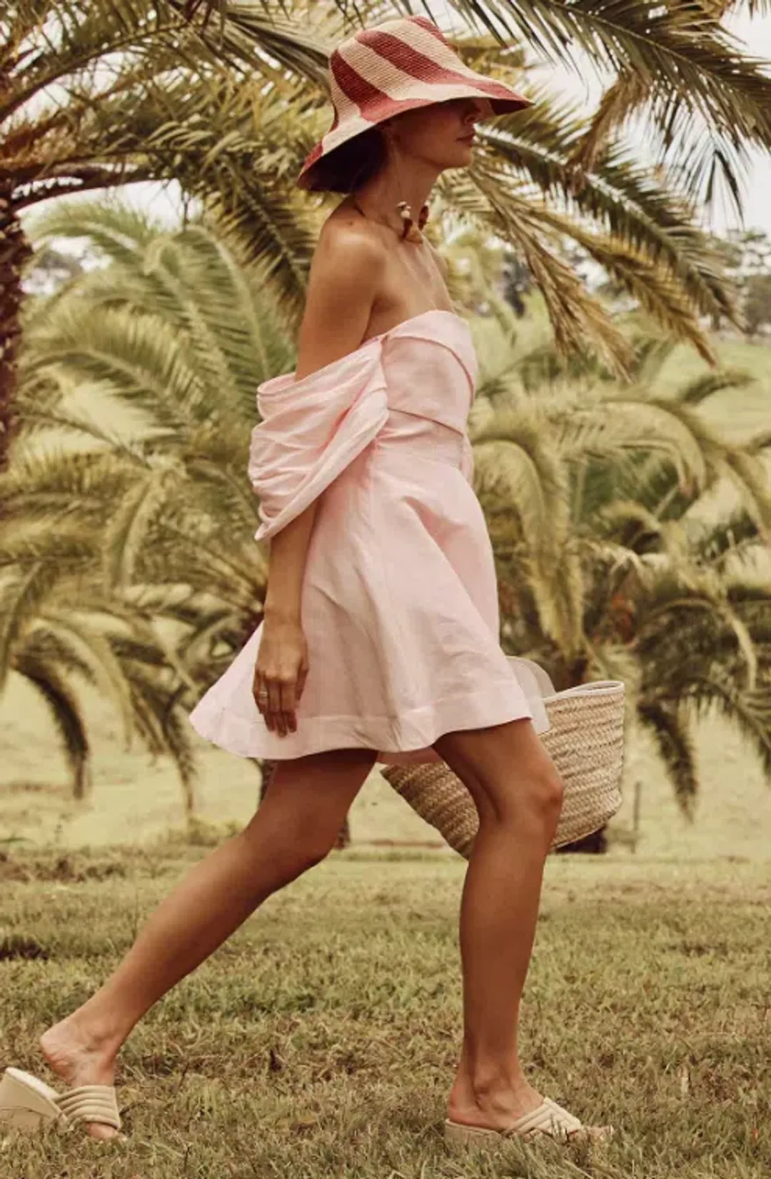 Talulah Dahlia Mini Dress Pink size 8 for rent on The Volte - main image