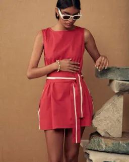 Lucy Folk Mantra Swing Dress Carnelian Size 8 for rent on The Volte - image 1