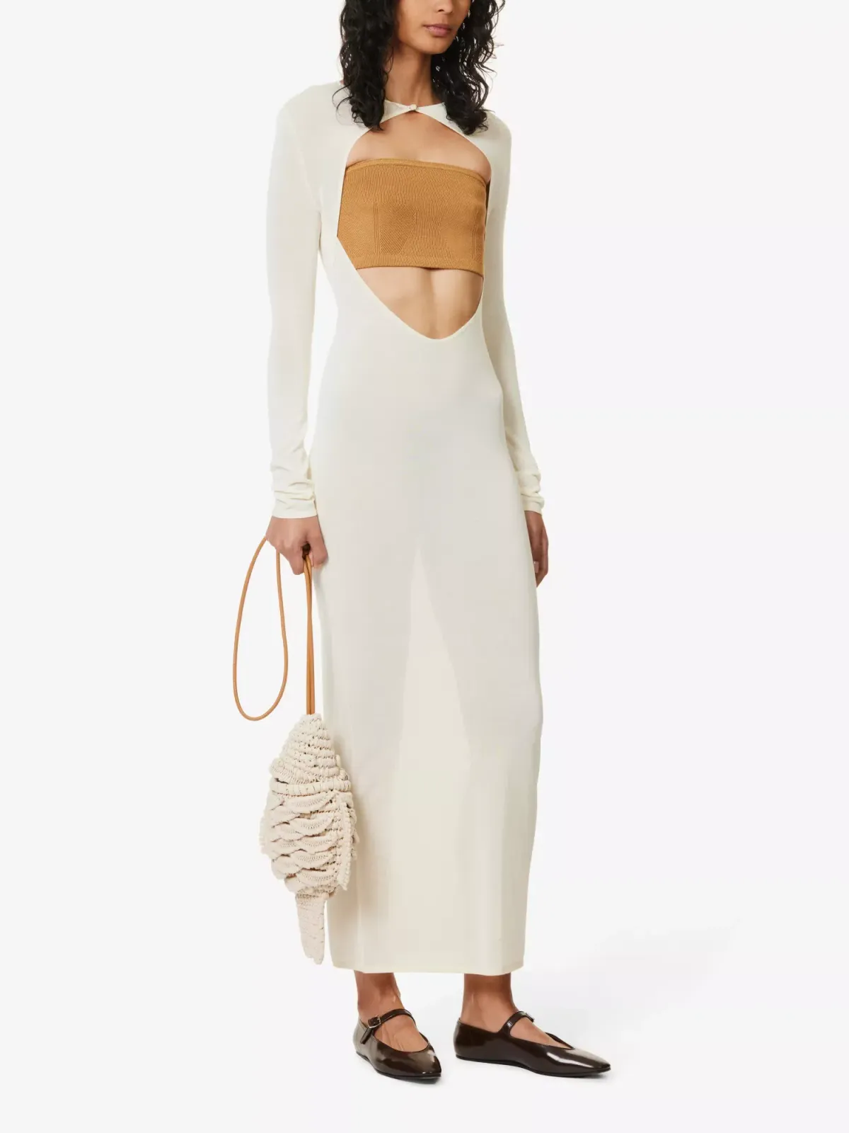 Sir The Label Eva Knit Dress Butter Size 3/12 AU - Image 2