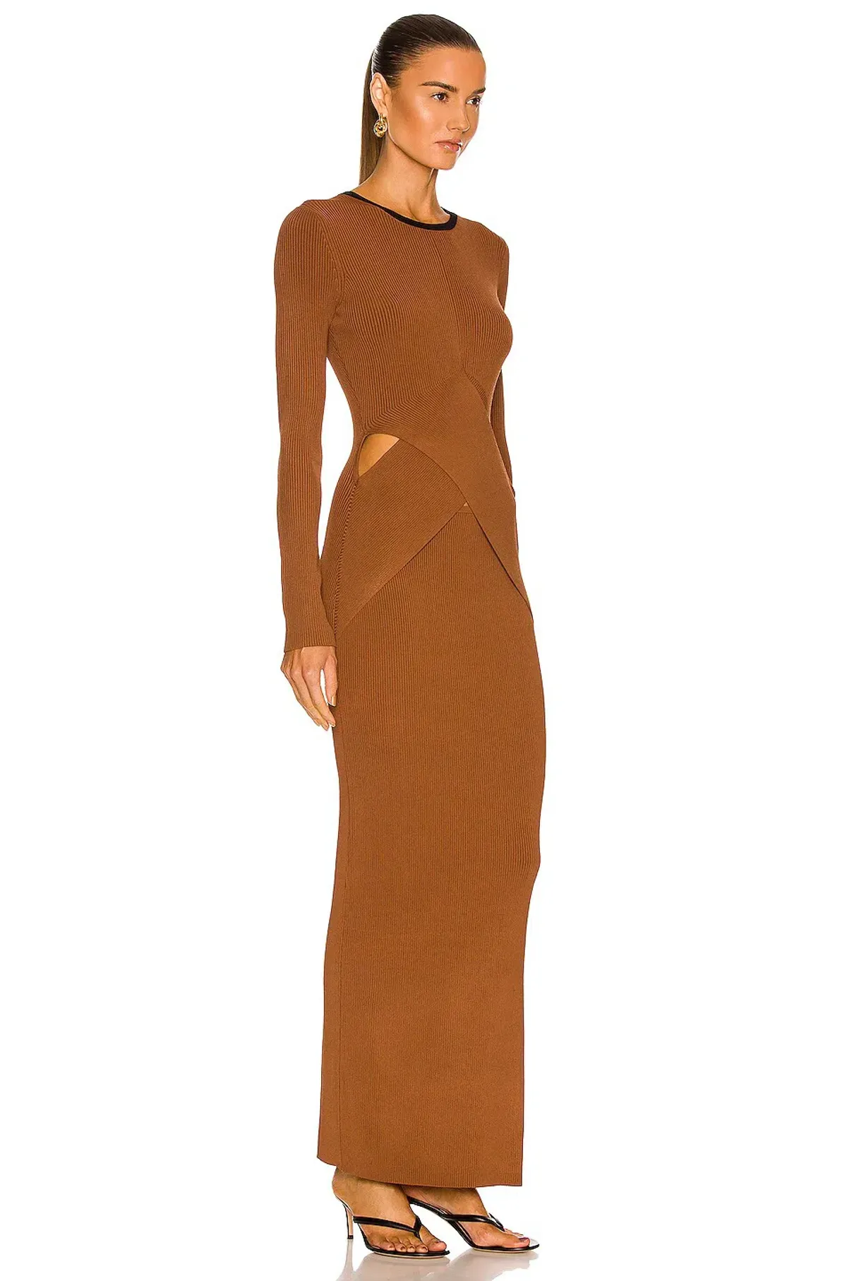 Sir The Label Josephine Draped Dress Hazel Size 3/AU 12 - Image 2