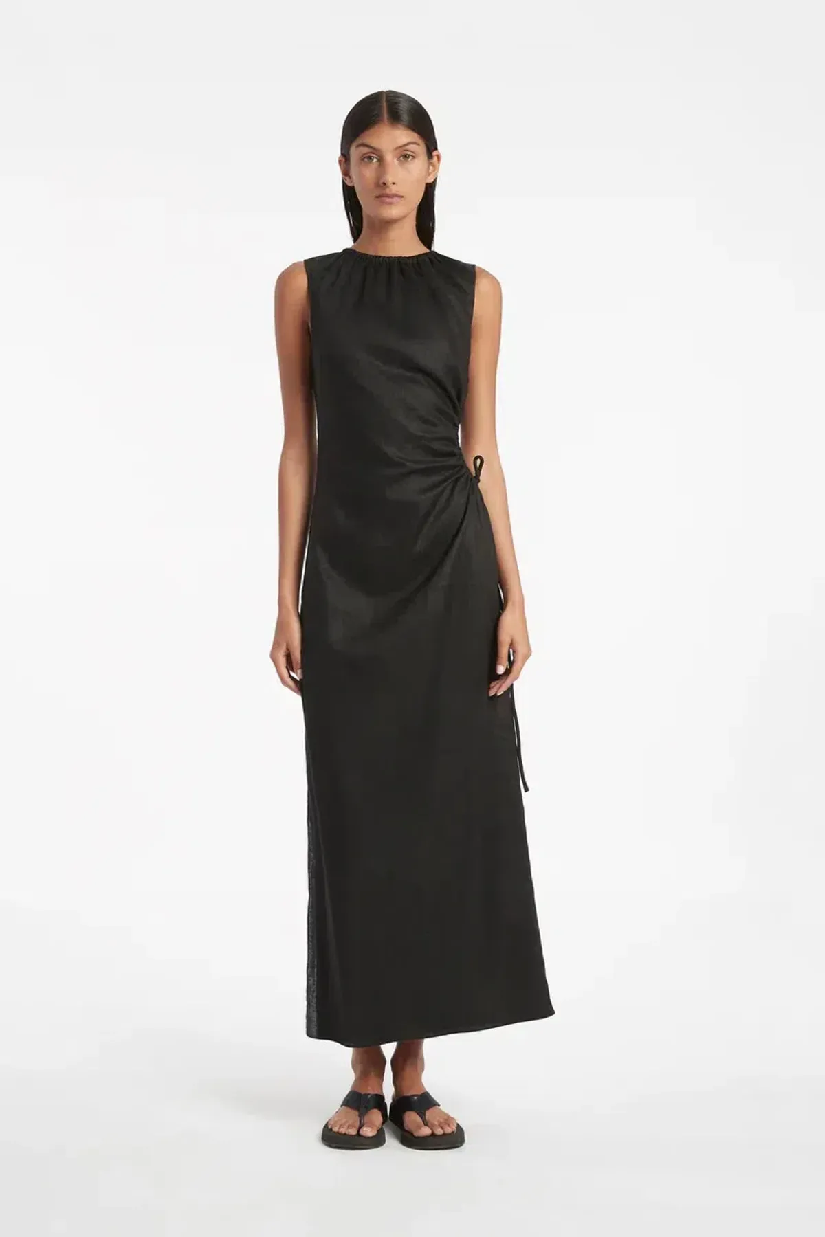 Sir the Label Blanche Cut Out Dress Black Size 6 - Image 1