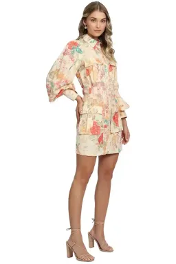 Significant Other Odessa Dress in Picnic Peonies Size 6 for rent on The Volte - image 2