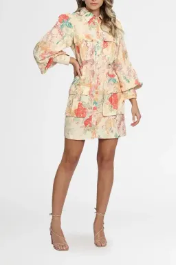 Significant Other Odessa Dress in Picnic Peonies Size 6 for rent on The Volte - image 1