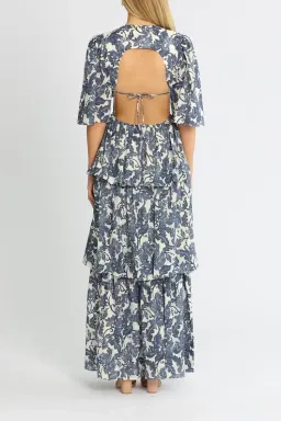 Significant Other Scarlett Maxi Dress Print Size 8 for rent on The Volte - image 4