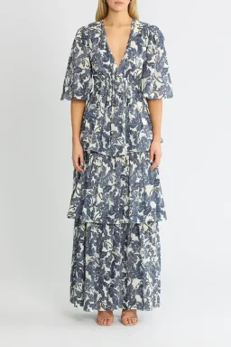 Significant Other Scarlett Maxi Dress Print Size 8 for rent on The Volte - image 2