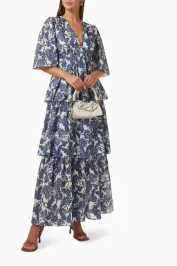 Significant Other Scarlett Maxi Dress Print Size 8 for rent on The Volte - image 1