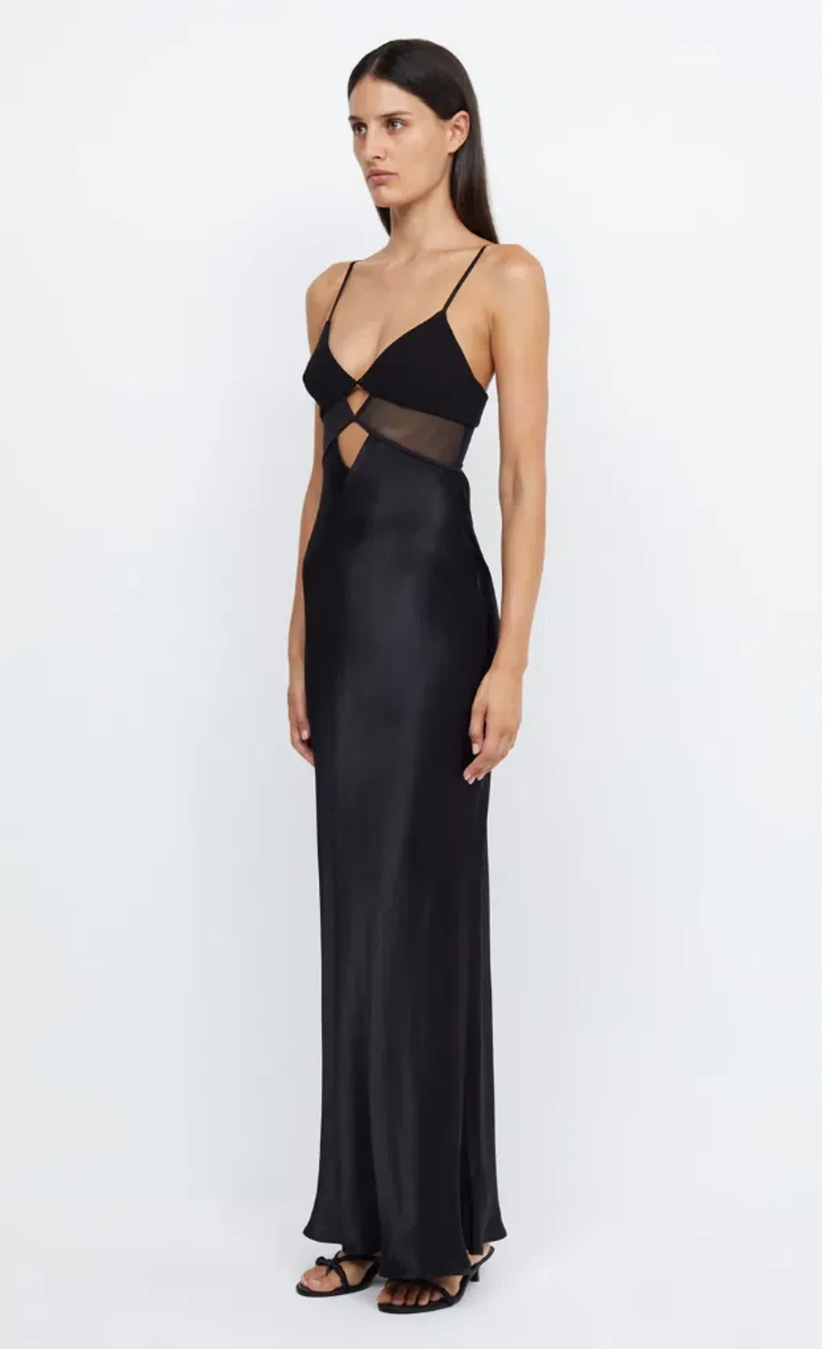 Bec & Bridge Ashton Cut Out Maxi Dress Black Size AU 6 - Image 2