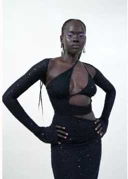 Dyspnea Strapped Dress Black Size 6-8 for rent on The Volte - image 3