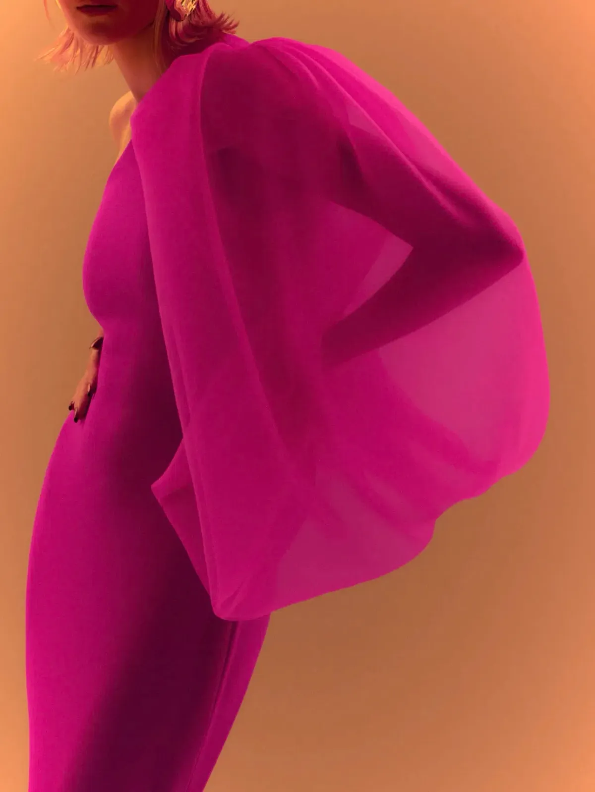 Solace London The Hudson Maxi Dress in Pink Size 8 - Image 4