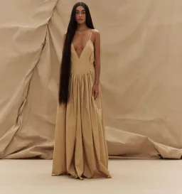 Paris Georgia Paloma Dress in Sand Size S / AU 8 for rent on The Volte - image 2