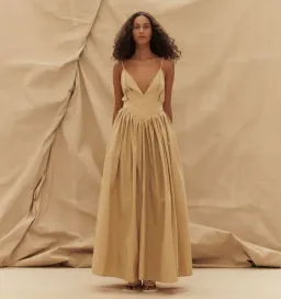 Paris Georgia Paloma Dress in Sand Size S / AU 8 for rent on The Volte - image 4