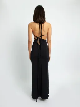 Christopher Esber Displaced Lycra Dress Black Size 8 for rent on The Volte - image 3