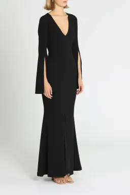 Pasduchas Amaryllis Gown in Black Size 12 for rent on The Volte - image 2