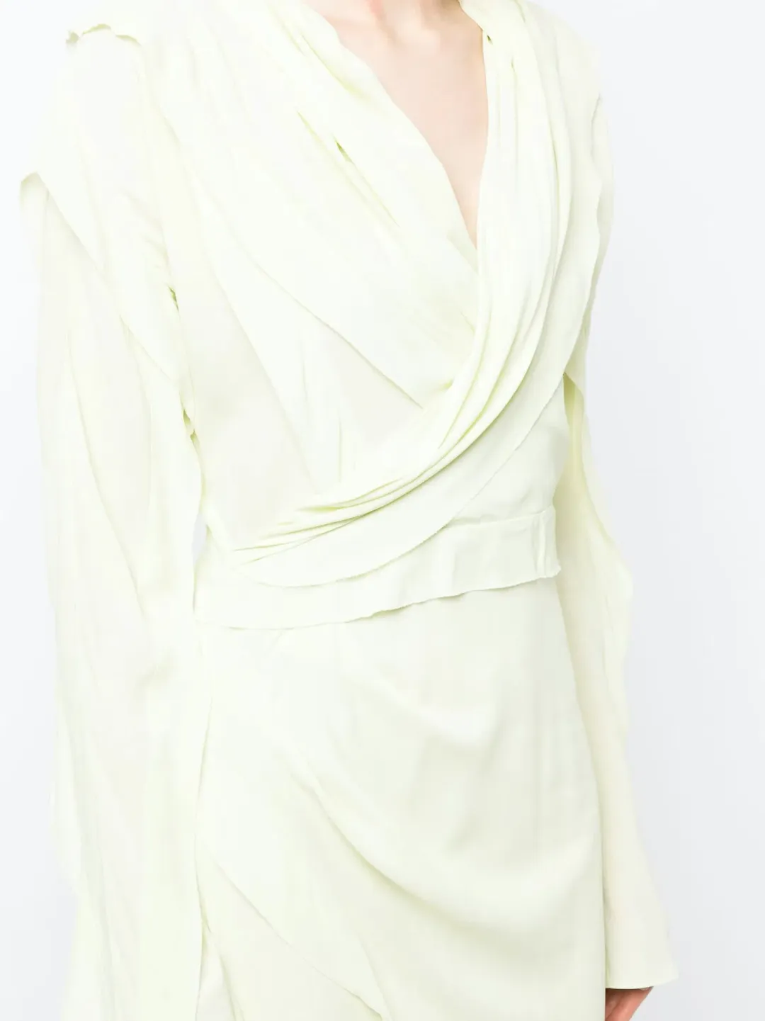Rachel Gilbert Delfy Sleeve Midi Dress Seafoam Size 0 / AU 6 for rent on The Volte - main image