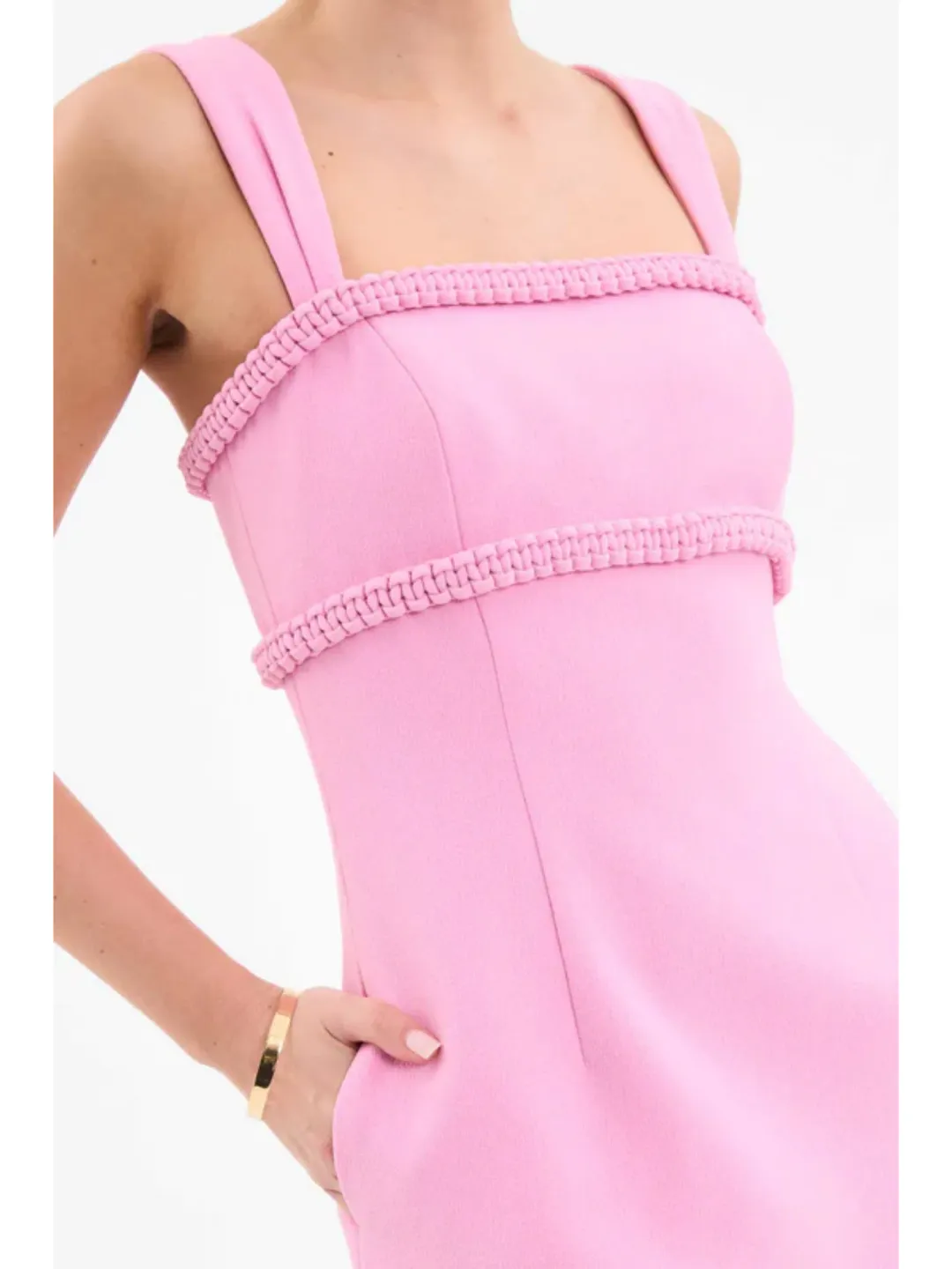 Rebecca Vallance Rochelle Mini Dress Pink Size AU 8 for rent on The Volte - main image