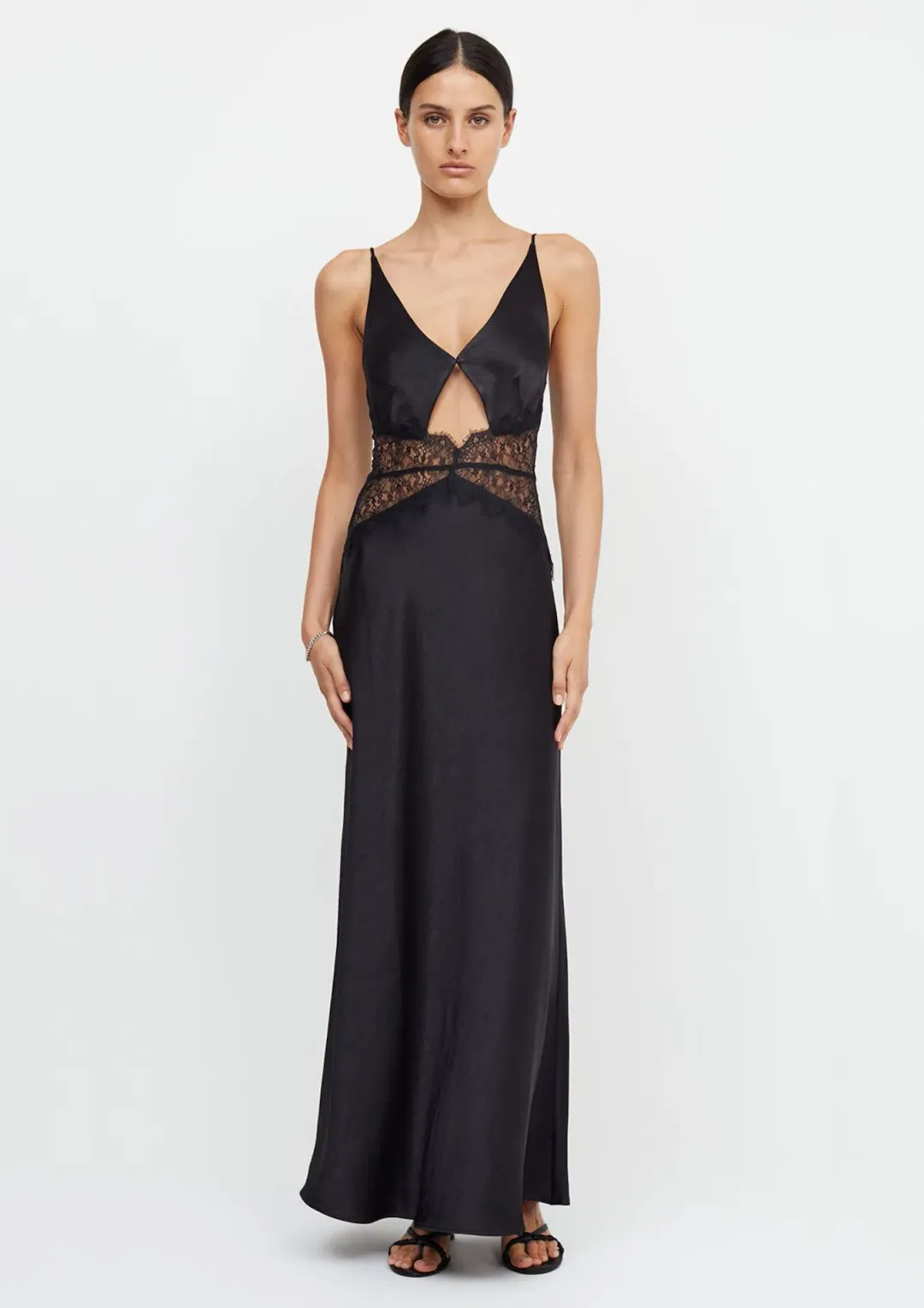 Bec & Bridge Camille Maxi Dress Black Size 6 for rent on The Volte - main image