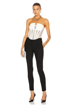 Dion Lee Lace Pocket Corset Ivory Size 10 for rent on The Volte - image 1