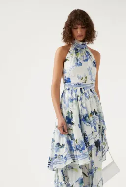 Aje Sienna Maxi Dress Lavenders of Provence Print Size 6 for rent on The Volte - image 5