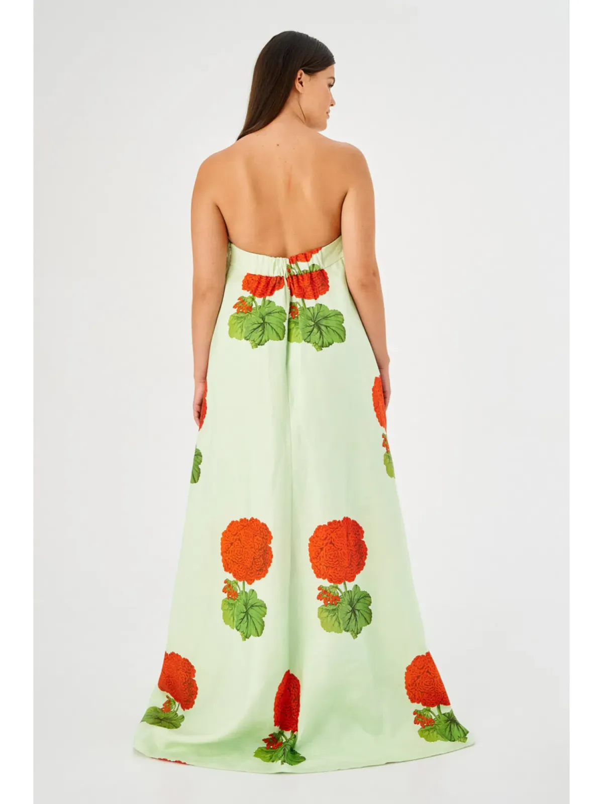 Oroton Posie Gown Geranium Sea Spray Size AU 10 - Image 3
