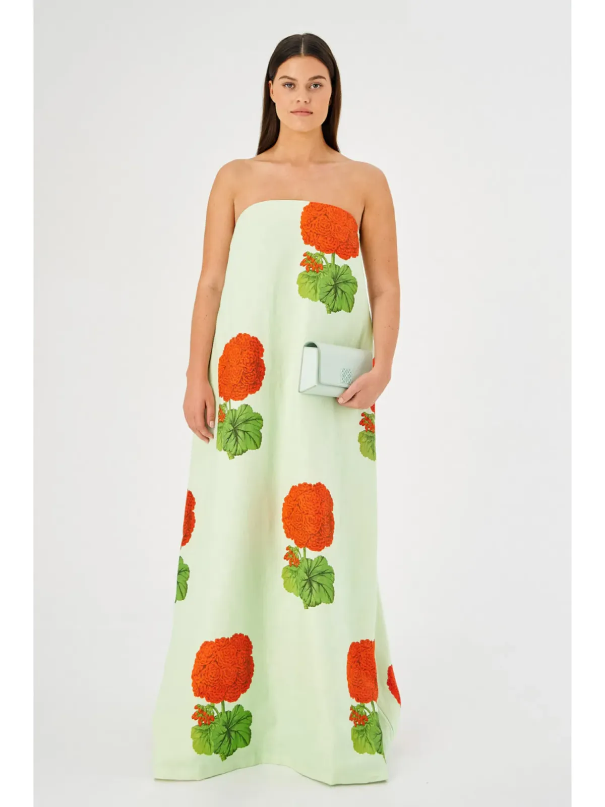 Oroton Posie Gown Geranium Sea Spray Size AU 12 - Image 1