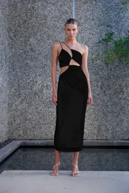 MISHA Bernette Dress Black Size 10/M for rent on The Volte - image 1