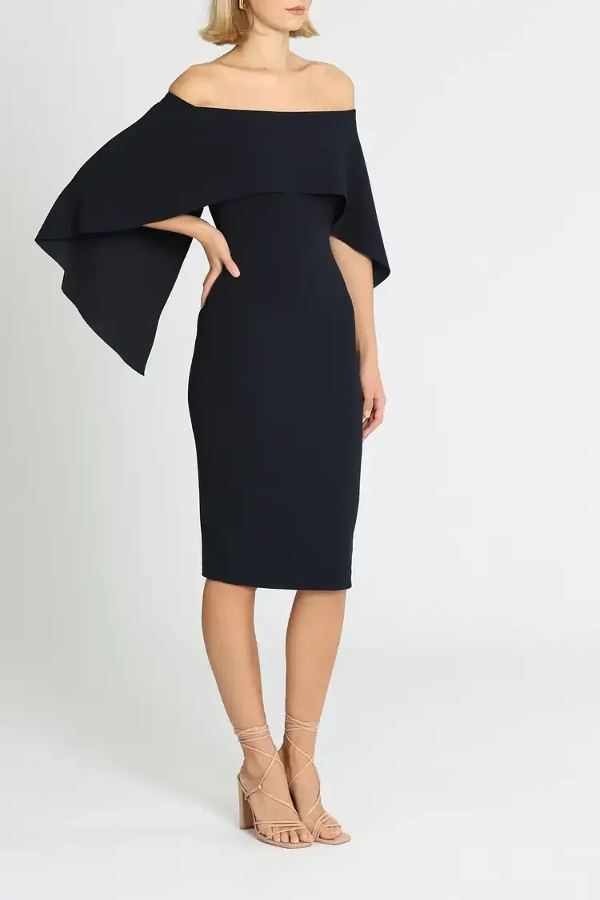 Pasduchas Composure Midi Dress in Black Size 10 - Image 2