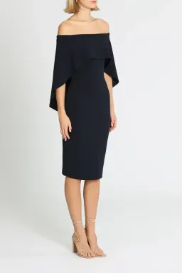 Pasduchas Composure Midi Dress in Black Size 14 for rent on The Volte - image 3