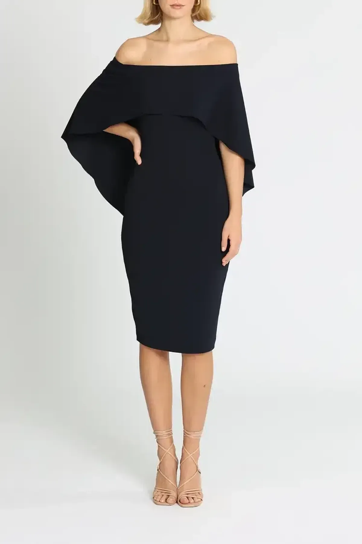 Pasduchas Composure Midi Dress in Black Size 8 - Image 1