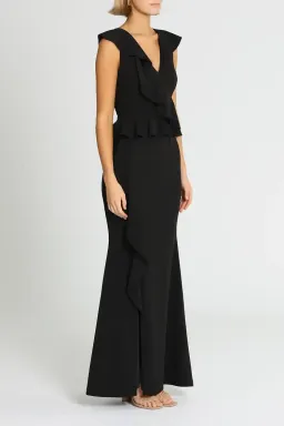 Pasduchas Verve Gown in Black Size 6 for rent on The Volte - image 2