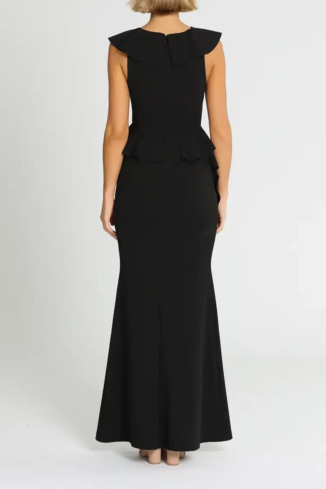 Pasduchas Verve Gown in Black Size 6 for rent on The Volte - main image