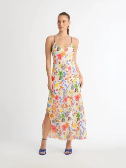 Sheike Summer Armour Linen Dress Print Size 12 for rent on The Volte - image 1