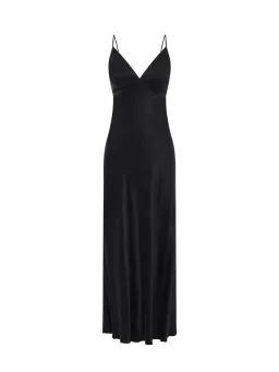 Kivari Bianca Open Back Slip Dress Black Size AU 10 for rent on The Volte - image 6