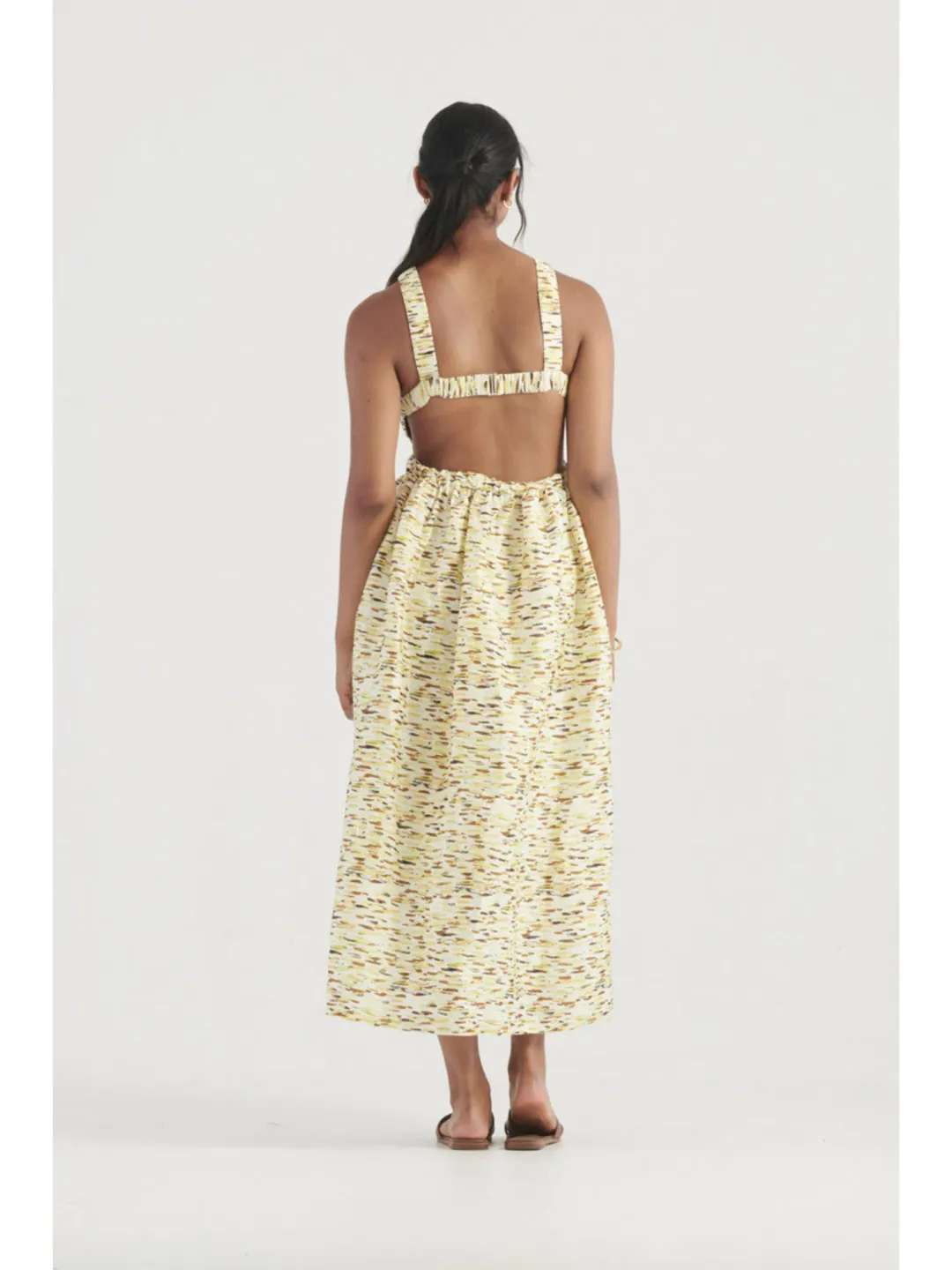 Elka Collective Mari Top And Skirt Set Citrus Print Size AU 10 for rent on The Volte - main image