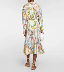 Zimmermann Halcyon Swing Skirt Multi Print Size 0/ AU 8 for rent on The Volte - image 2