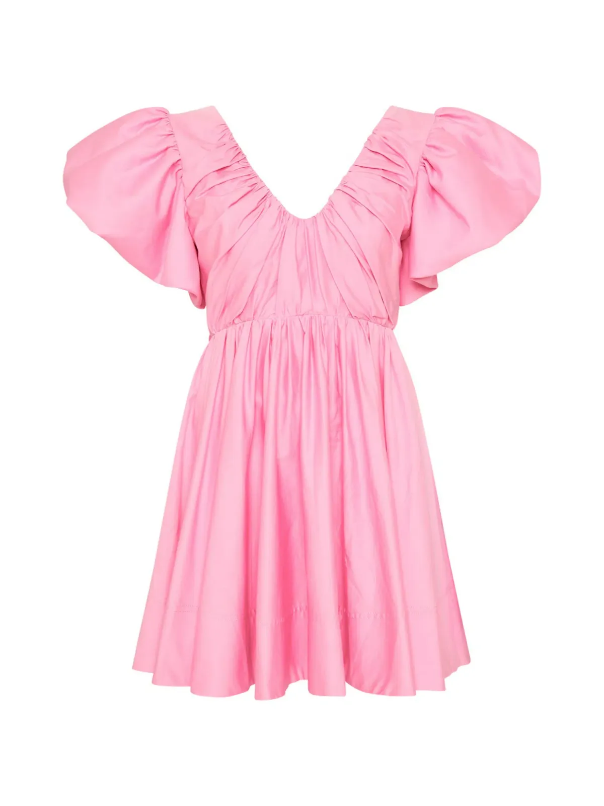 Aje Greta Bow Back Mini Dress Ballet Pink Size AU 10 - Image 4
