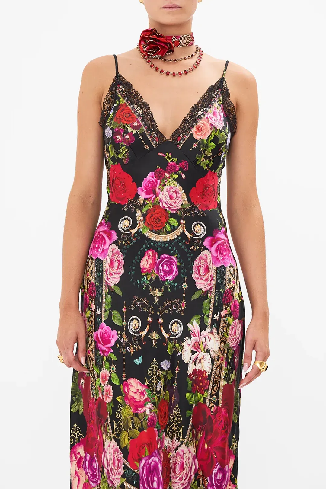 Camilla Reservation for Love Midi Dress Size 14/L for rent on The Volte - main image
