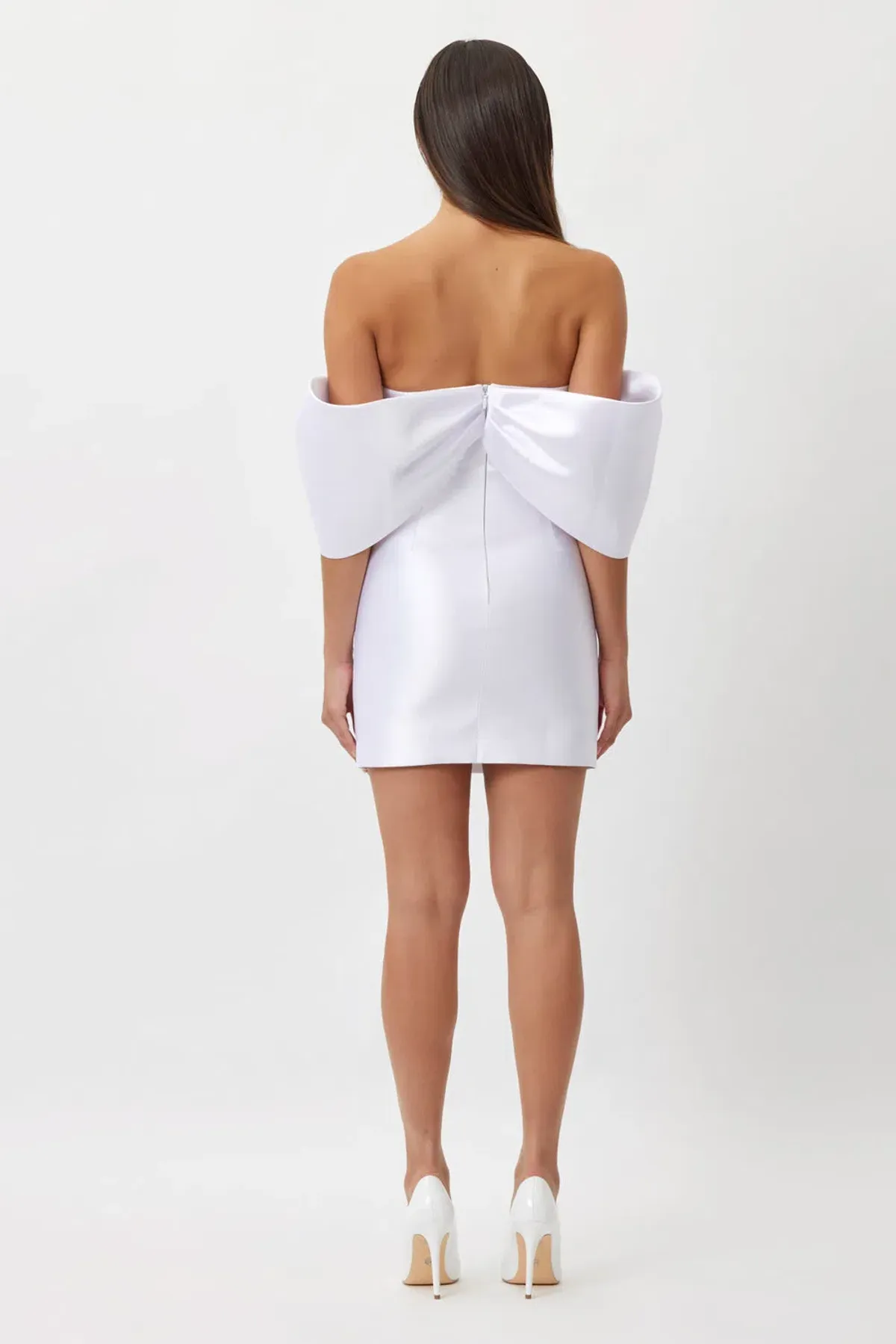 Bianca & Bridgett Eden Mini Dress White Size 10 - Image 4