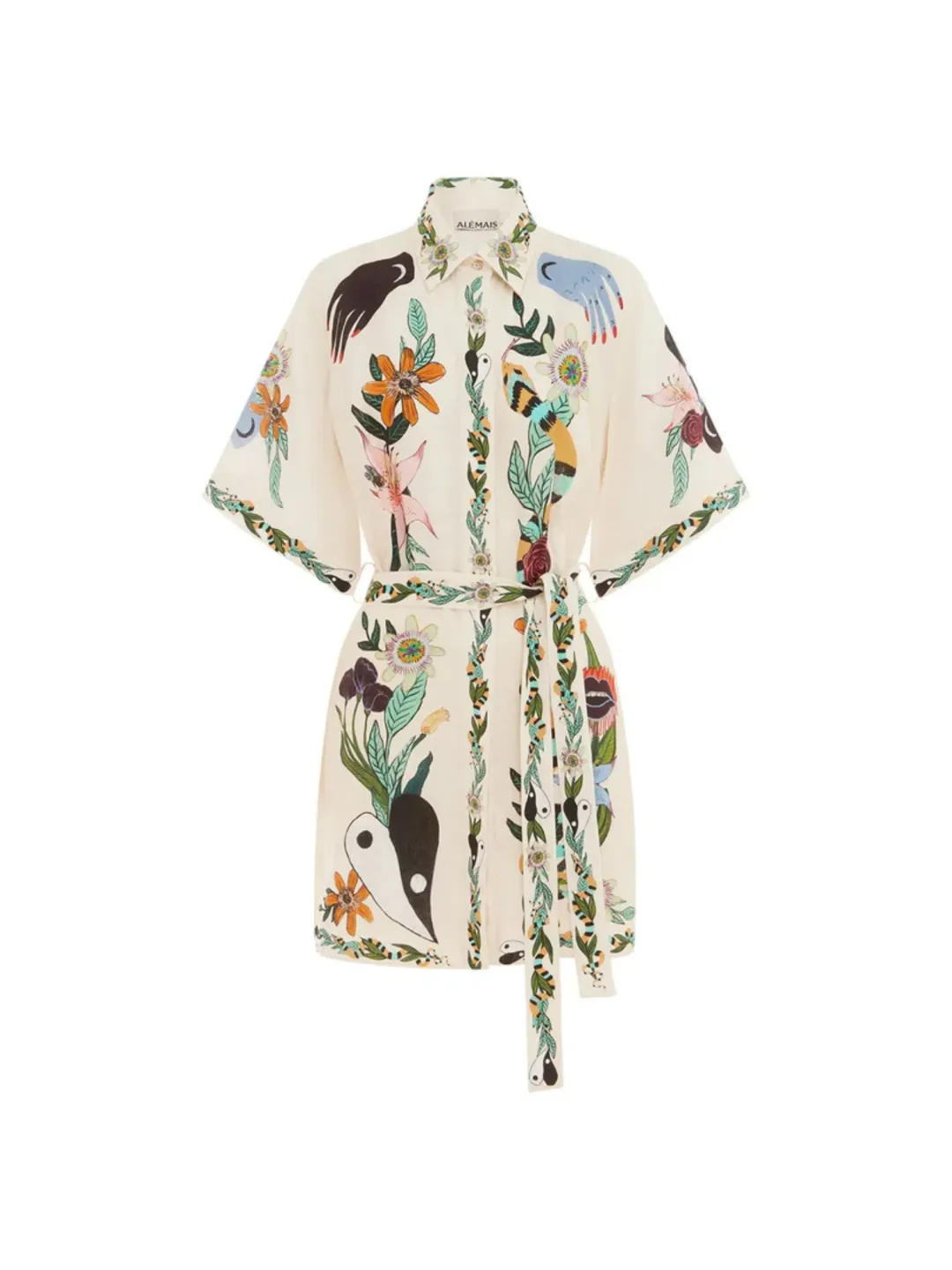 Alemais Meagan Mini Dress Print Size AU 8 for rent on The Volte - main image