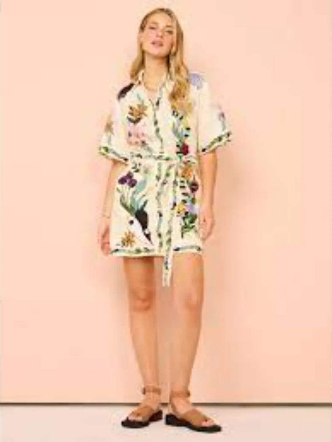 Alemais Meagan Mini Dress Print Size AU 8 for rent on The Volte - main image