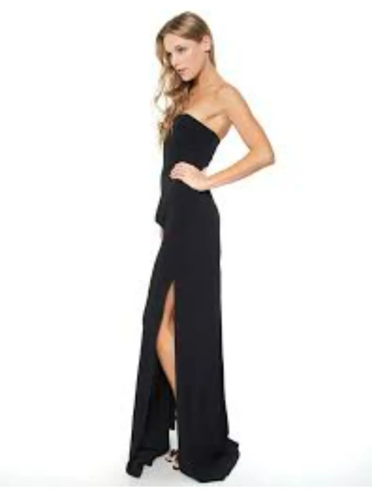 Shona Joy Midnight Meeting Maxi Dress Size Black AU 6 - Image 3