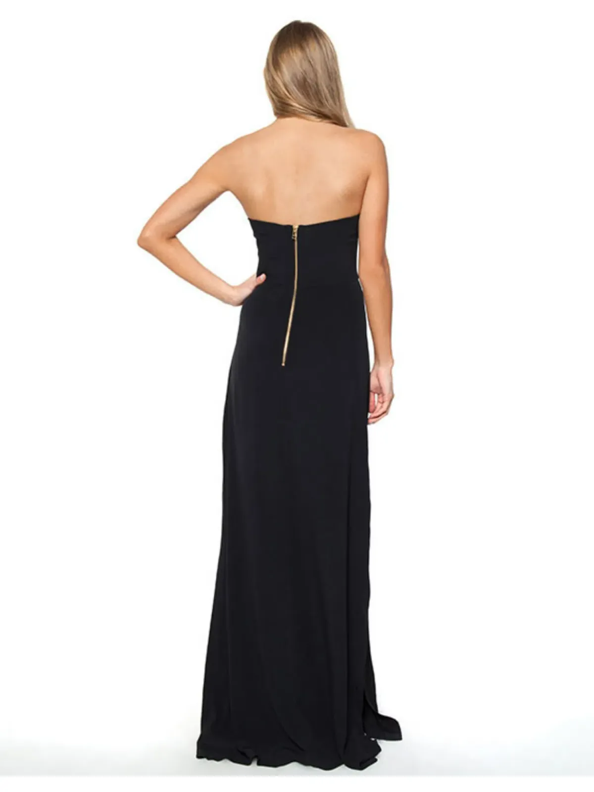 Shona Joy Midnight Meeting Maxi Dress Size Black AU 6 - Image 4