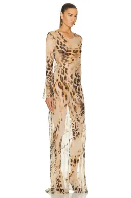 Retrofete Vienna Maxi Dress Vintage Cheetah Size 8 for rent on The Volte - image 6