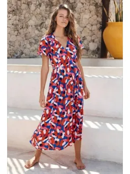 Mister Zimi Luella Mimosa Dress Multi Size AU 8 for rent on The Volte - image 1