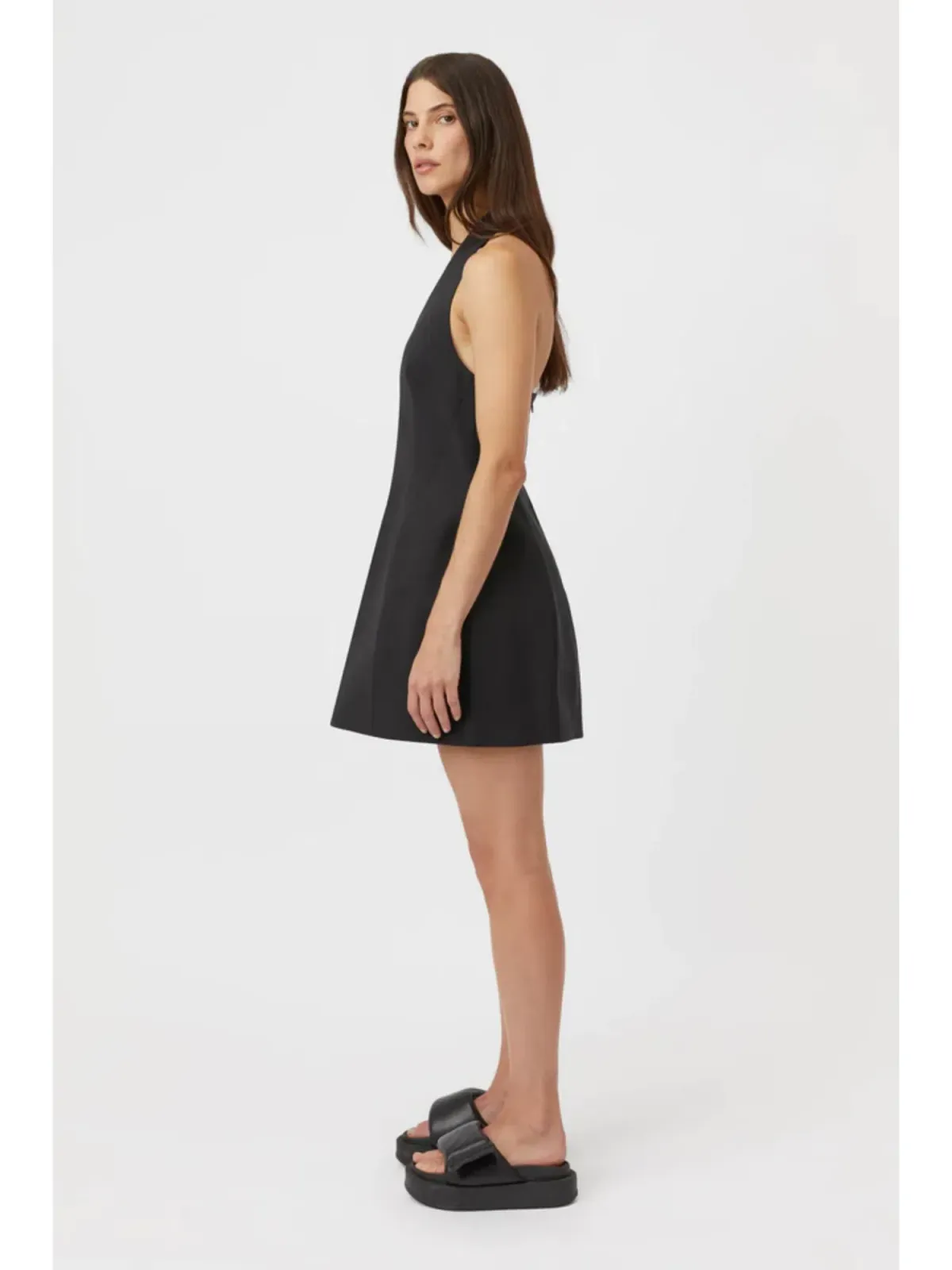 Camilla and Marc Petra Mini Dress Black Size AU 6 - Image 3