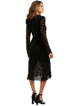 Rebecca Vallance Le Saint Ruched Dress in Black Size AU 6 for rent on The Volte - image 2