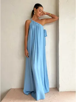 Tojha Lola Maxi Dress In Powder Blue Size XS / AU 6 for rent on The Volte - image 1