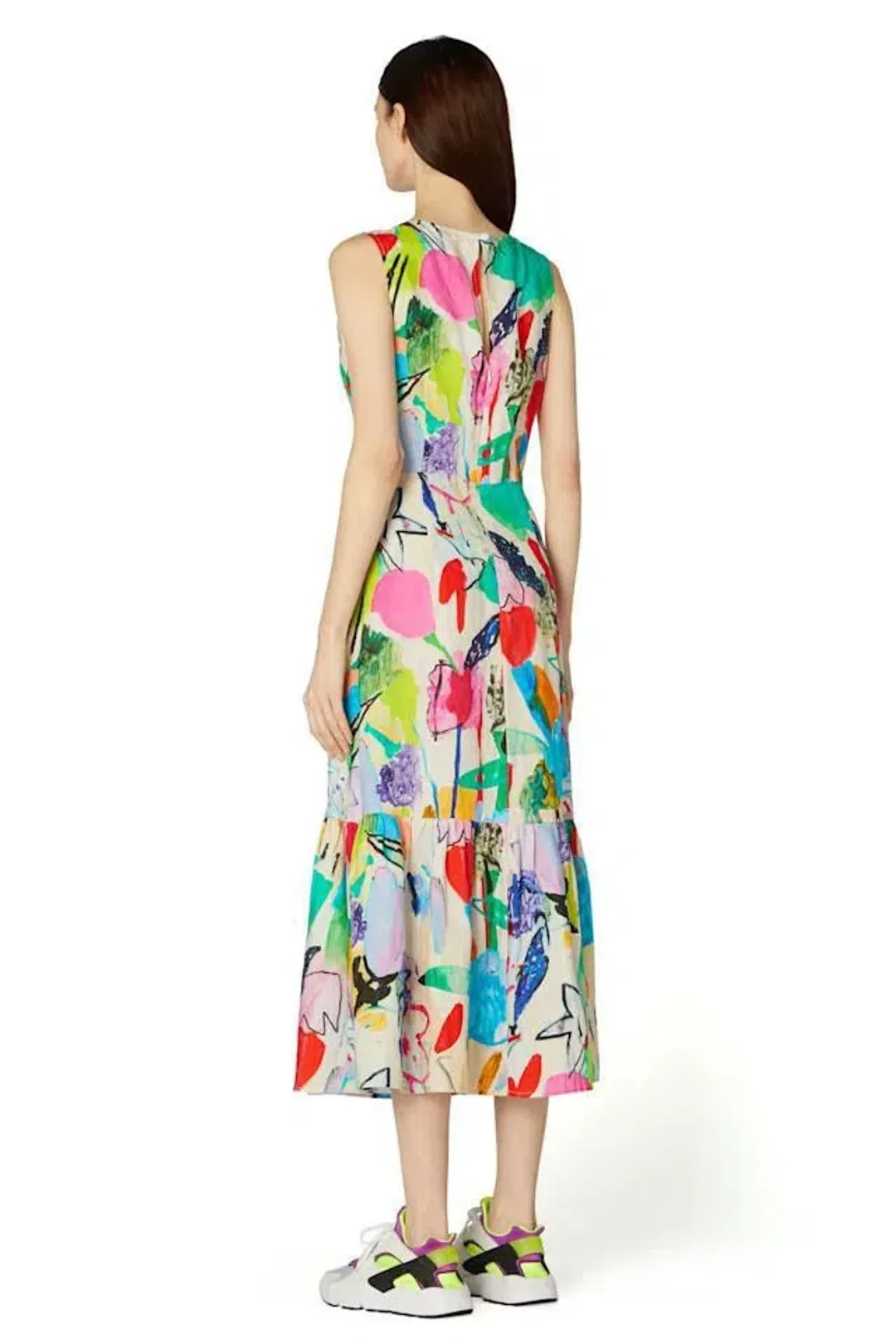 Gorman Flower in Fauve Dress Multi Size 14 for rent on The Volte - main image