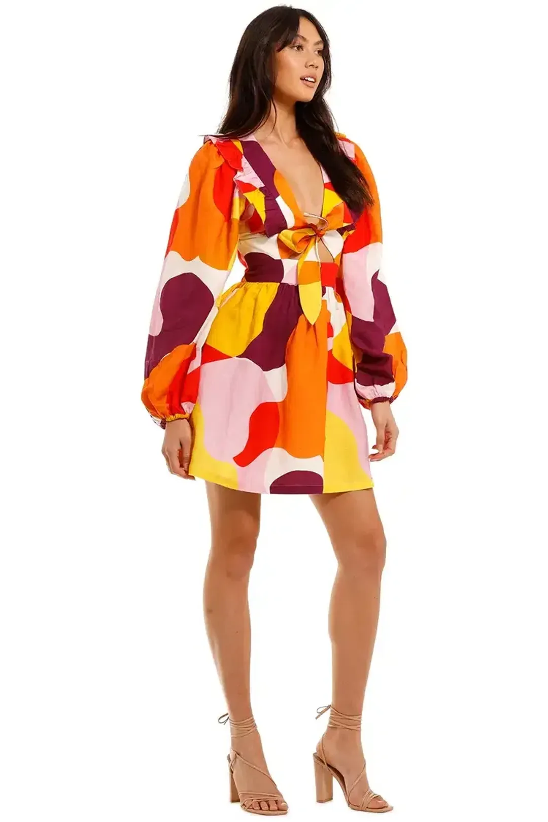 Rebecca Vallance Del Rio Mini Dress Multi Size 10 for rent on The Volte - main image