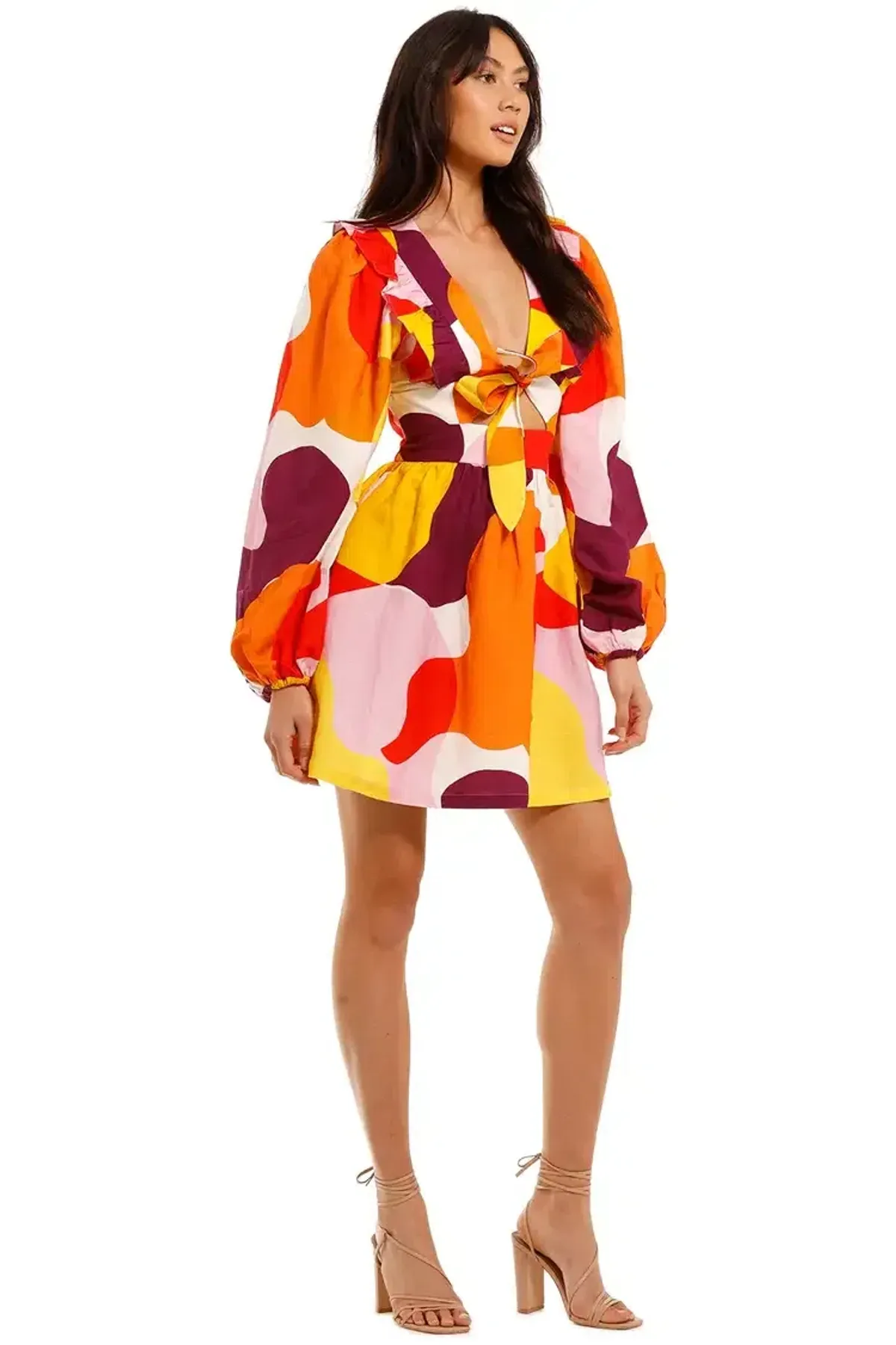 Rebecca Vallance Del Rio Mini Dress Multi Size 6 - Image 2